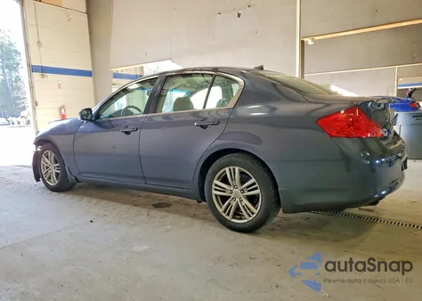 2011 Infiniti G25 Base z USA, uszkodzony, nr VIN JN1DV6AP2BM602740